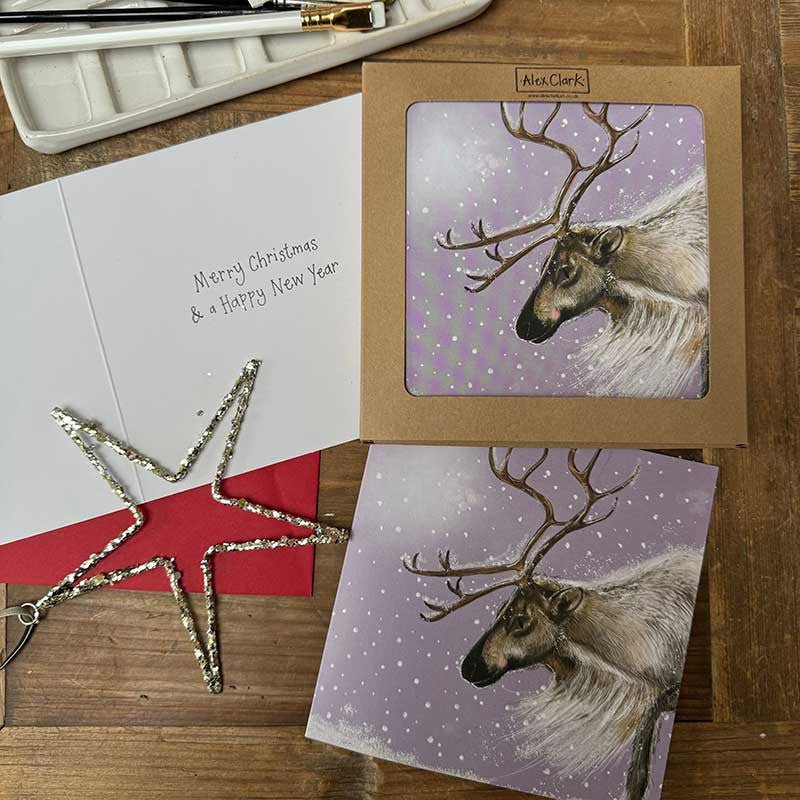 Reindeer Boxed Christmas Cards - RUTHERFORD & Co