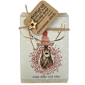 Reindeer - cinnamon & cedarwood soap bar - RUTHERFORD & Co