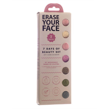 Reusable Make Up Removing Cloth Set of 7 Eco Friendly Erase Your Face - Pastels - RUTHERFORD & Co