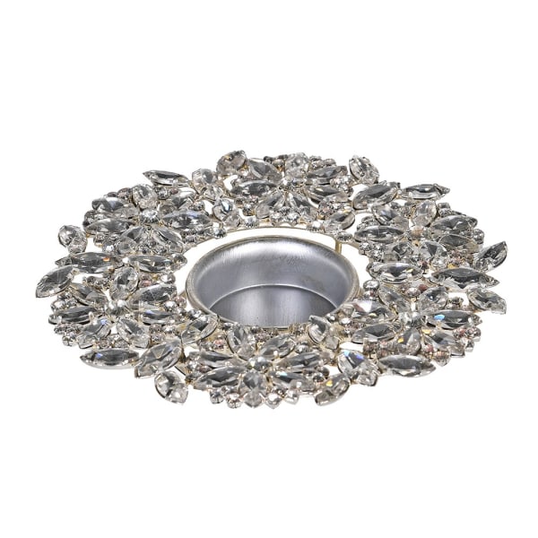 Rhinestone Flower Candle Holder - RUTHERFORD & Co