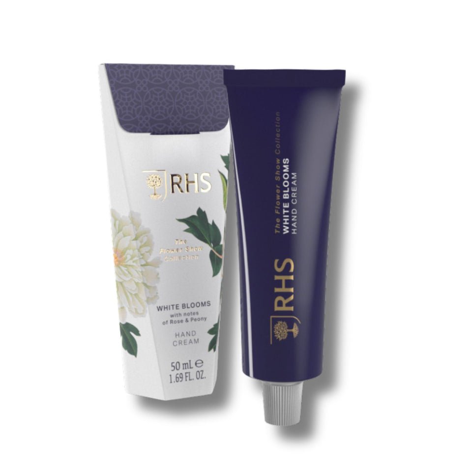 RHS Flower Show White Blooms Hand Cream 50ml - RUTHERFORD & Co