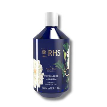RHS Flower Show White Blooms Shower Gel 500ml - RUTHERFORD & Co