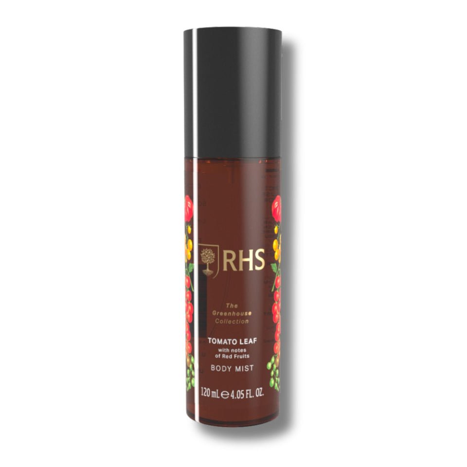 RHS Greenhouse Tomato Leaf Body Mist 120ml - RUTHERFORD & Co