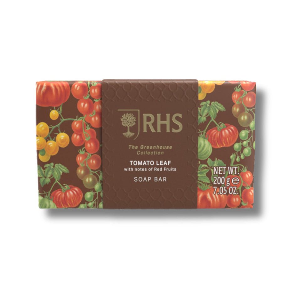 RHS Greenhouse Tomato Leaf Soap 200g - RUTHERFORD & Co