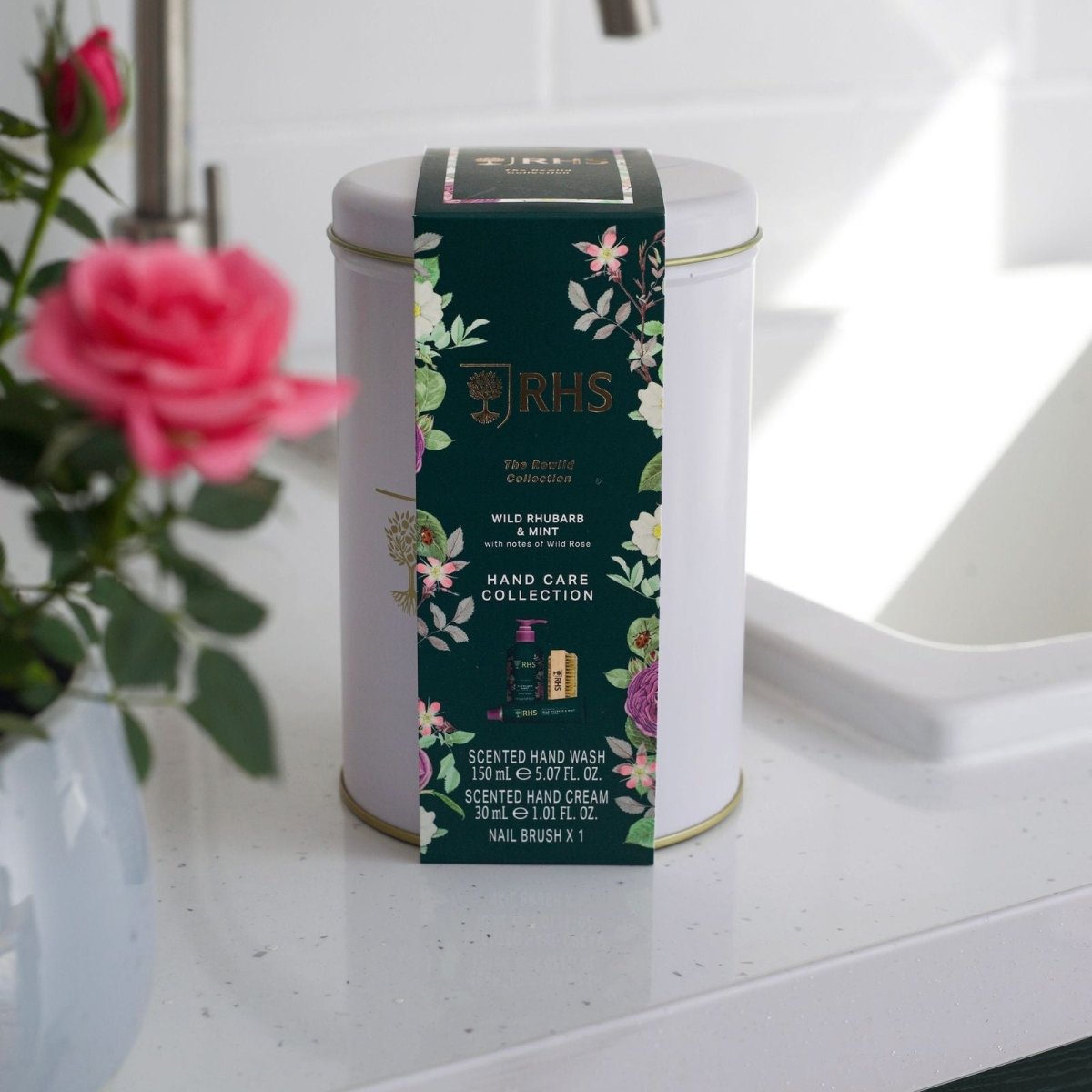 RHS Hand Care Collection Rewild Rhubarb and Mint - RUTHERFORD & Co