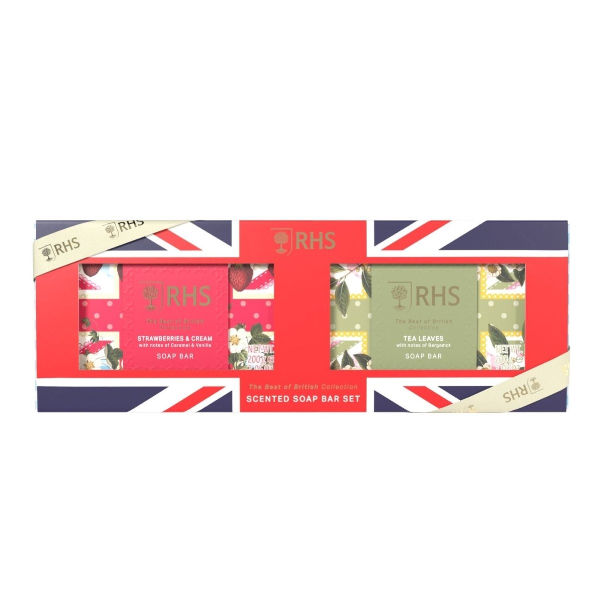 RHS The Best of British Collection Soap Bar Set 2 x 200g - RUTHERFORD & Co