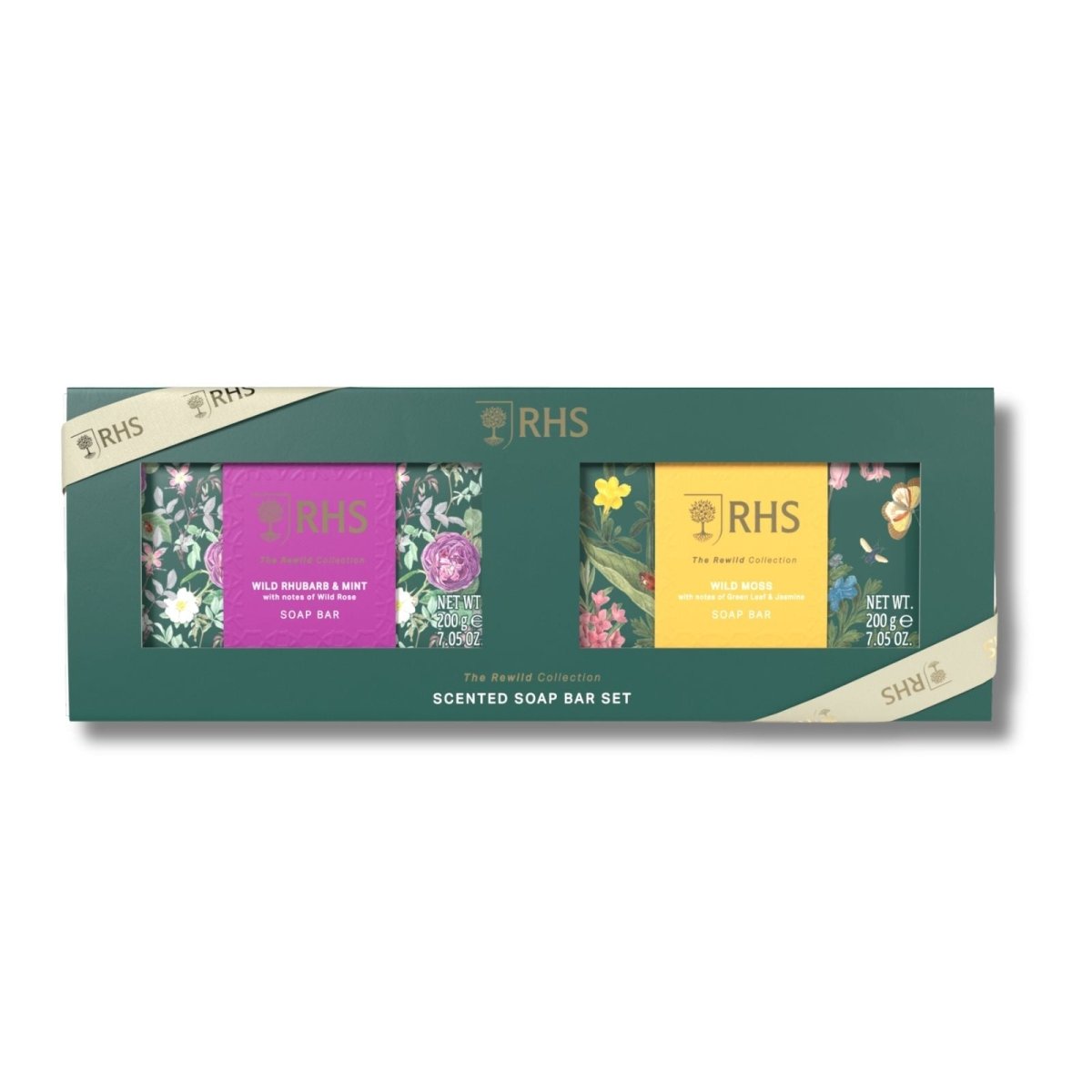 RHS The Rewild Collection Soap Bar Set 2 x 200g - RUTHERFORD & Co
