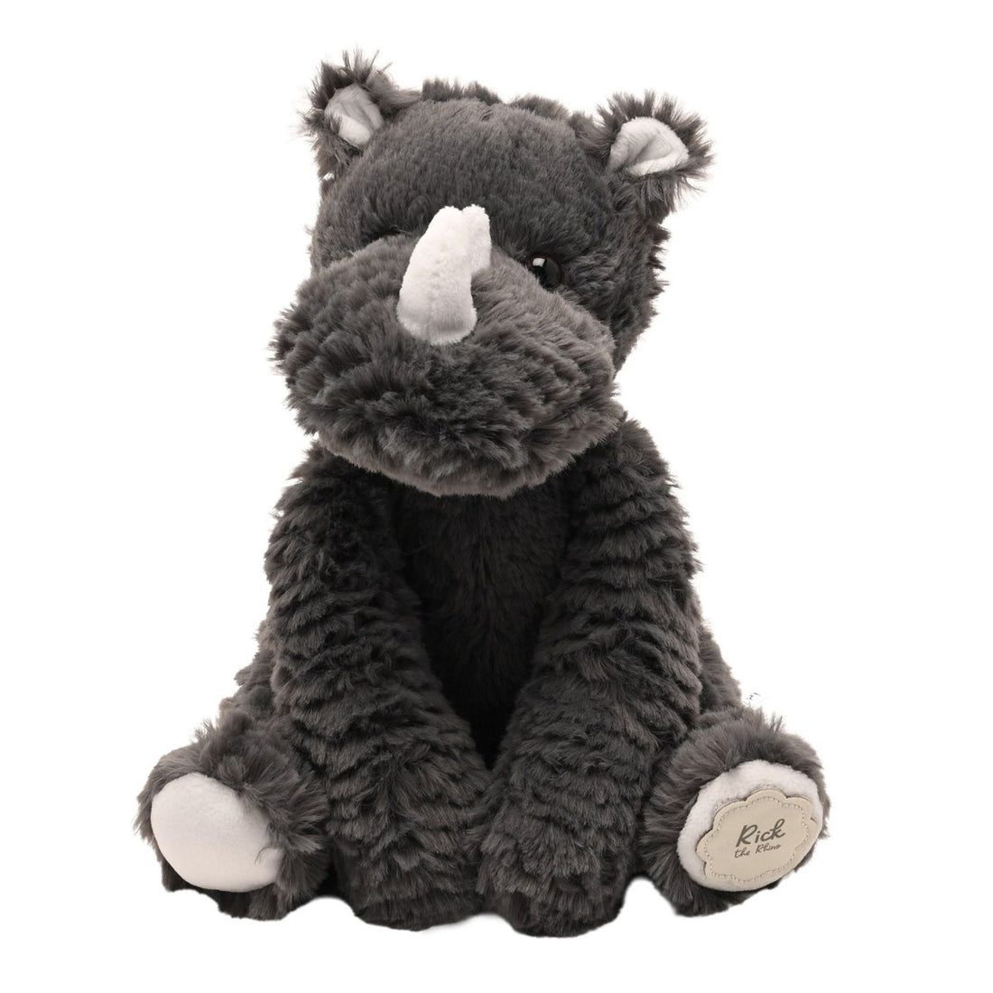 Rick The Plush Sitting Rhino 22cm - RUTHERFORD & Co