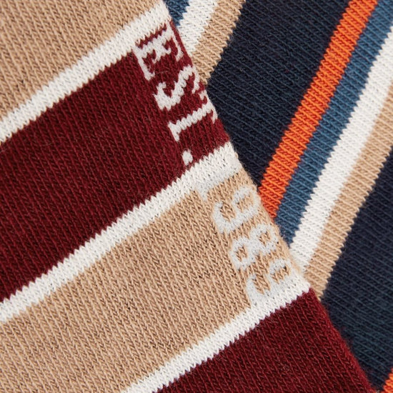 Rilla Navy 2 Pack Socks - RUTHERFORD & Co