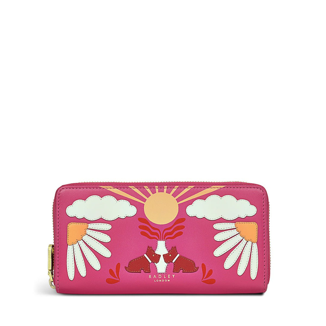 Rising Sun Coulis Large Zip Around Matinee - RUTHERFORD & Co