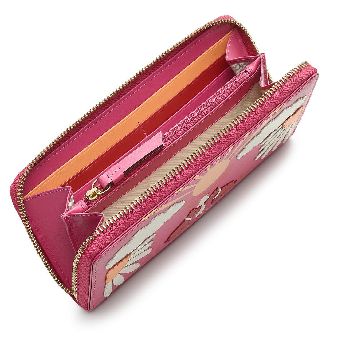 Rising Sun Coulis Large Zip Around Matinee - RUTHERFORD & Co