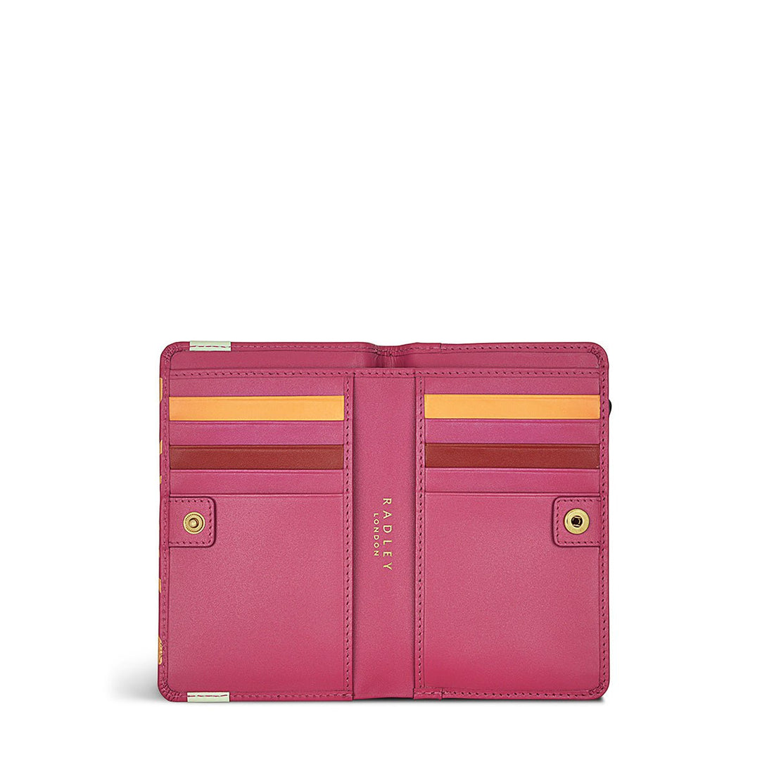 Rising Sun Coulis Medium Bifold Purse - RUTHERFORD & Co