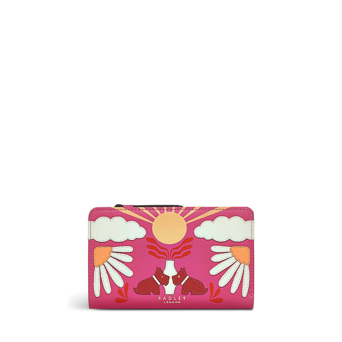 Rising Sun Coulis Medium Bifold Purse - RUTHERFORD & Co