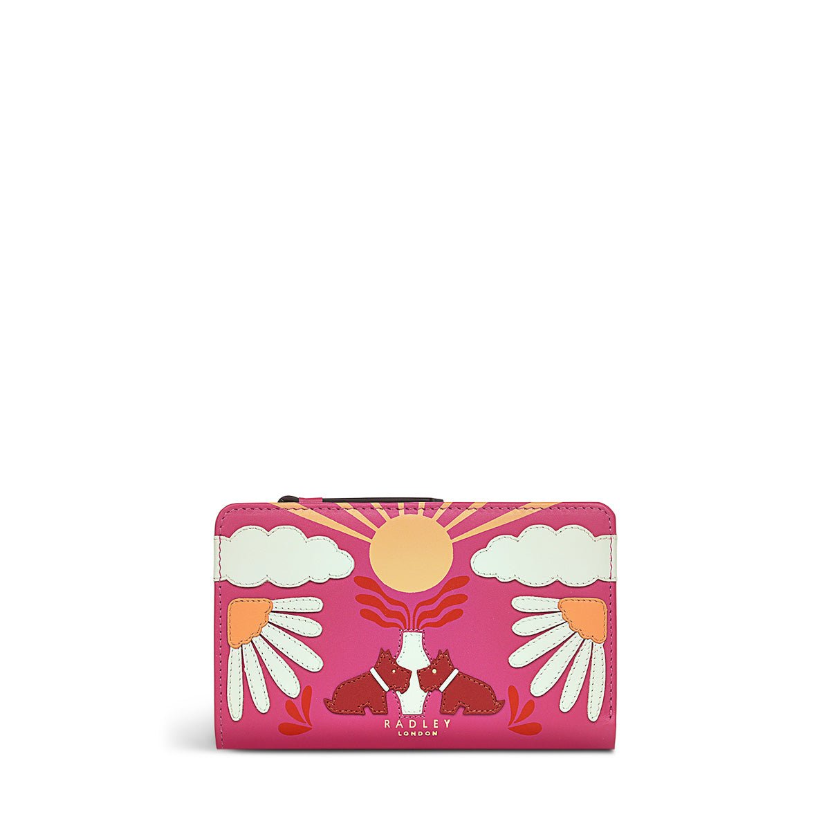 Rising Sun Coulis Medium Bifold Purse - RUTHERFORD & Co