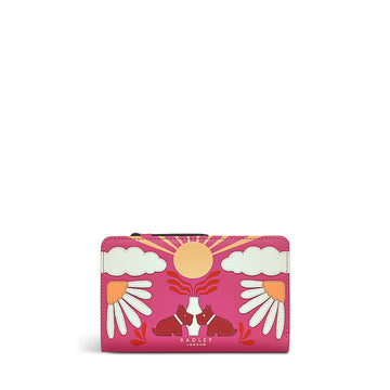 Rising Sun Coulis Medium Bifold Purse - RUTHERFORD & Co