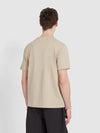 Danny Regular Fit Organic Cotton T-Shirt In Hazelnut Marl