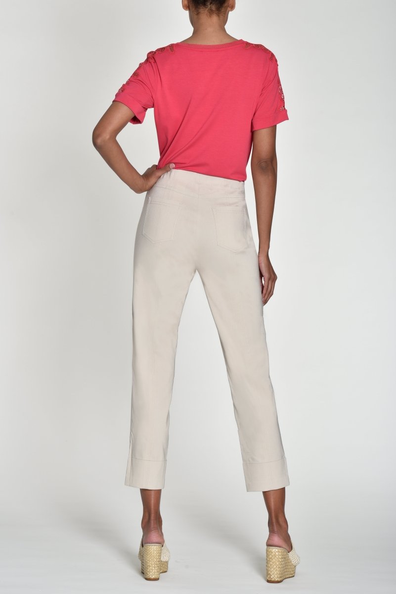 Robell Bella 09 68cm Trousers Beige - RUTHERFORD & Co