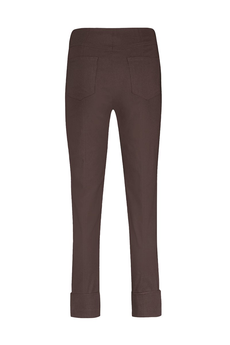 Robell Bella 09 68cm Trousers Dark Brown - RUTHERFORD & Co