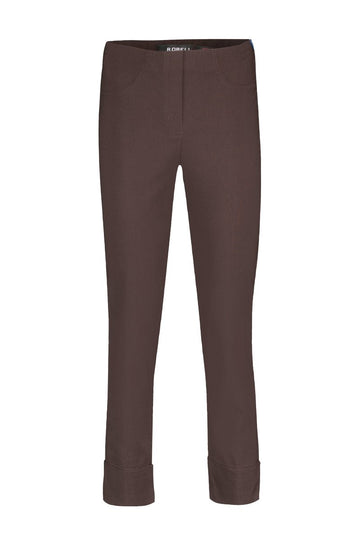 Robell Bella 09 68cm Trousers Dark Brown - RUTHERFORD & Co