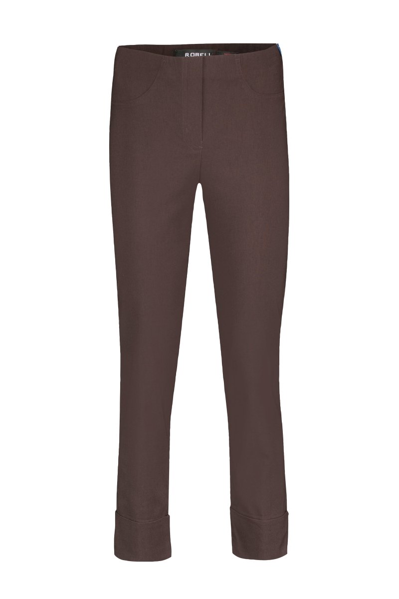 Robell Bella 09 68cm Trousers Dark Brown - RUTHERFORD & Co