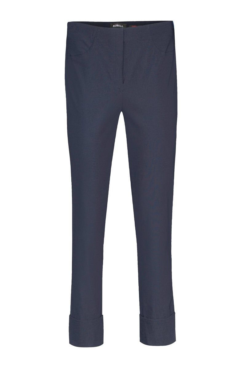 Robell Bella 09 68cm Trousers Navy - RUTHERFORD & Co