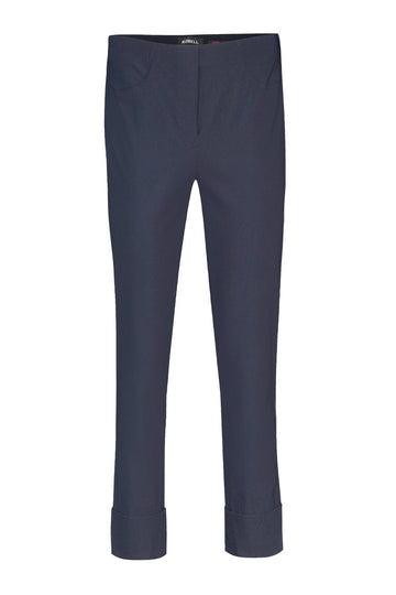 Robell Bella 09 68cm Trousers Navy - RUTHERFORD & Co