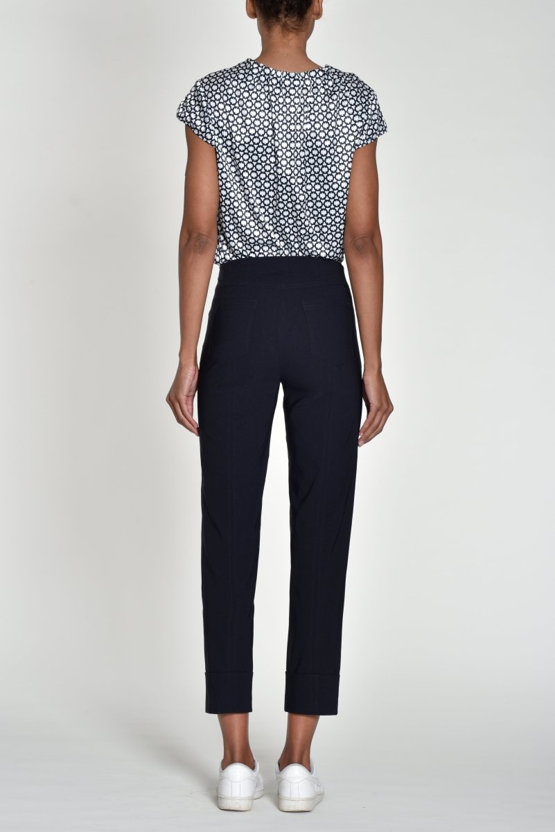 Robell Bella 09 68cm Trousers Navy - RUTHERFORD & Co