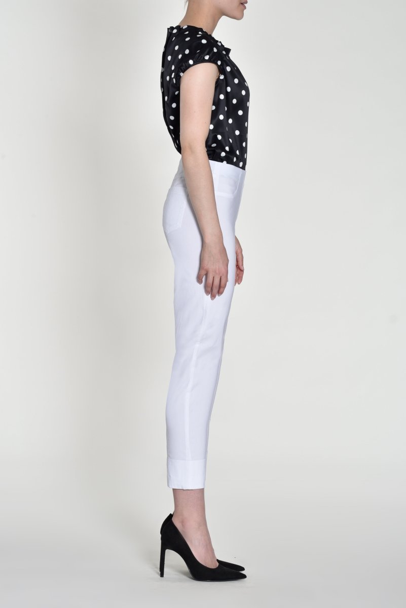 Robell Bella 09 68cm Trousers White - RUTHERFORD & Co