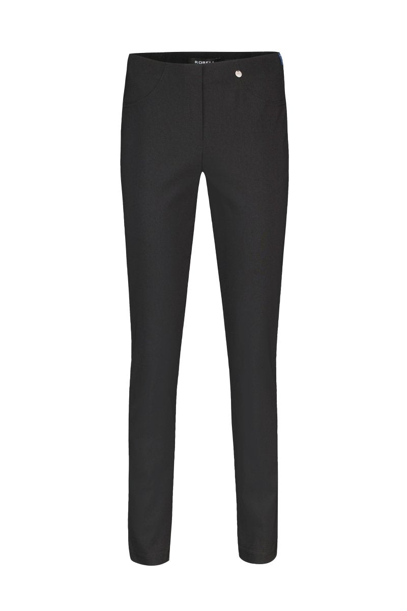 Robell Bella 73cm Trousers Black - RUTHERFORD & Co