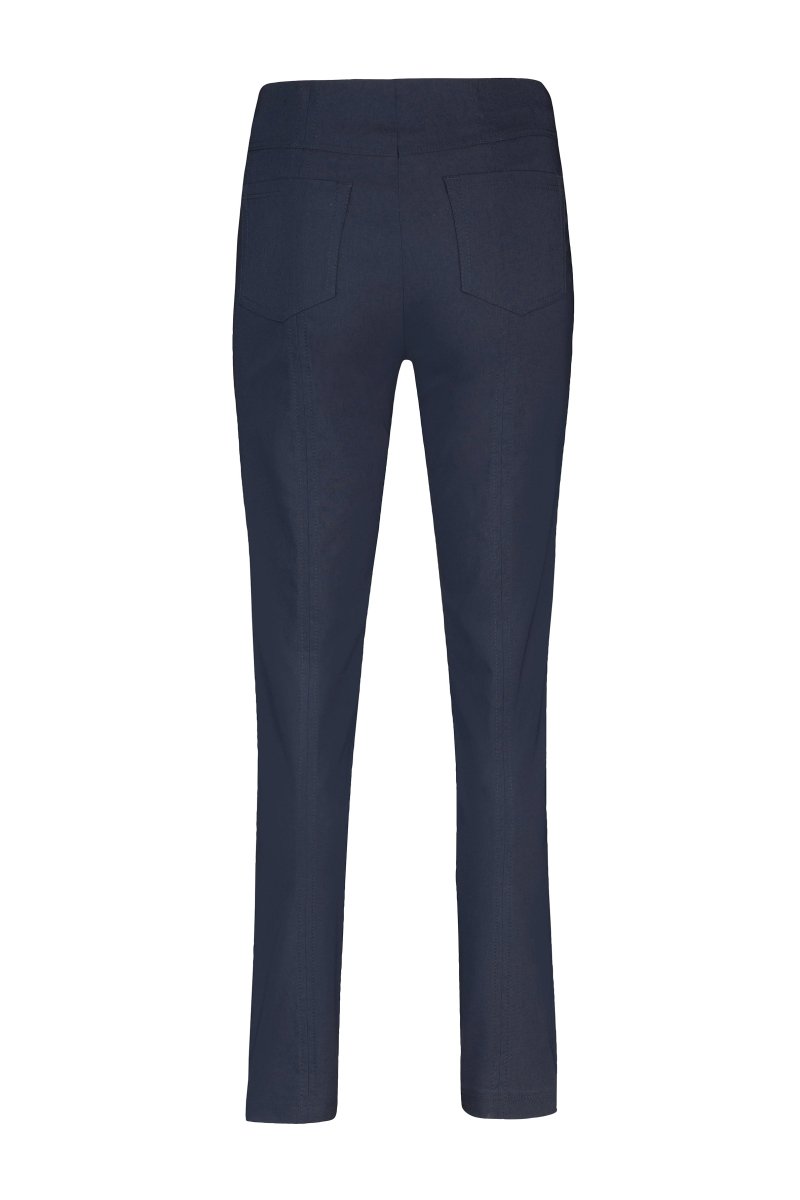 Robell Bella 73cm Trousers Navy - RUTHERFORD & Co