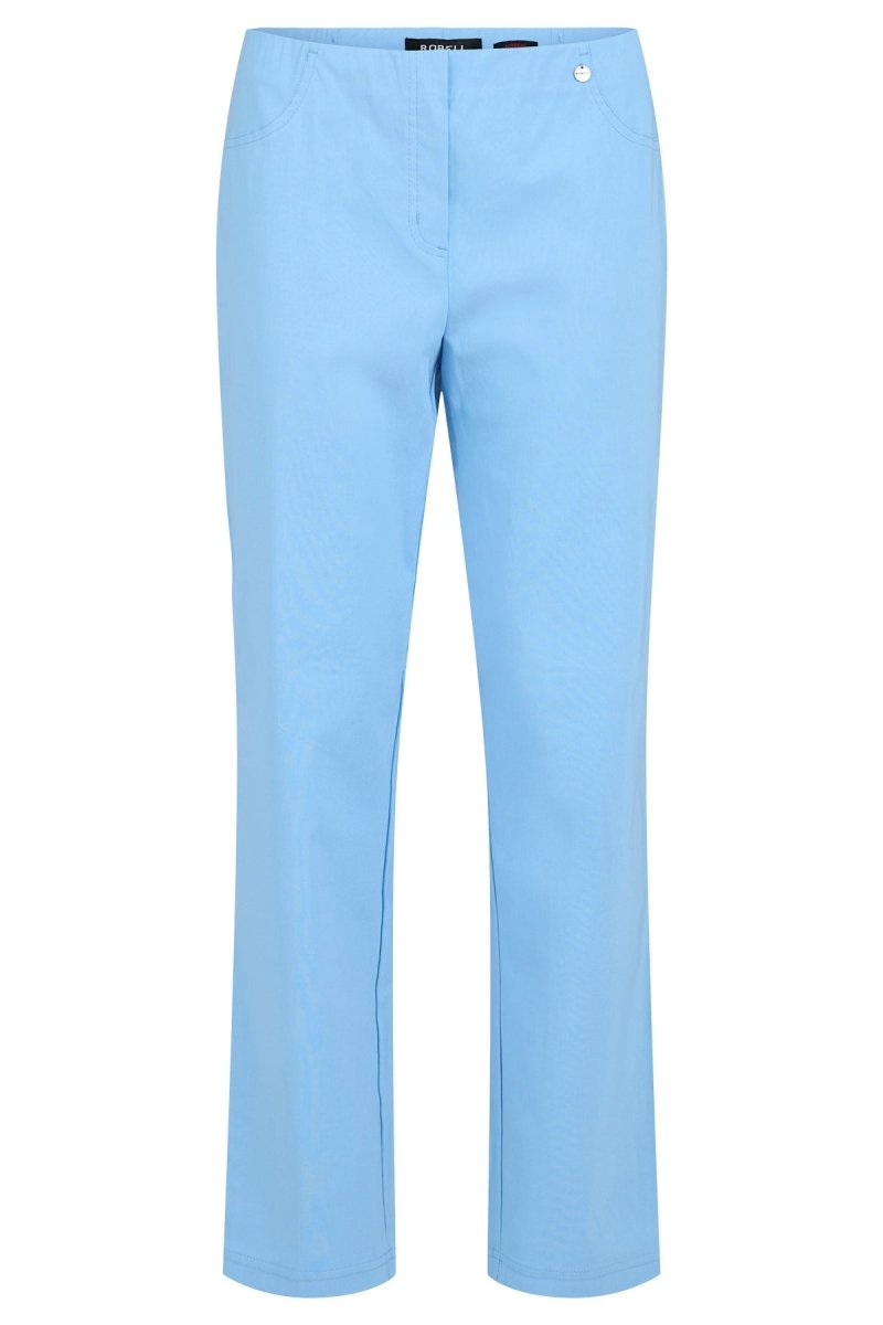 Robell Bella 73cm Trousers Pale Blue - RUTHERFORD & Co