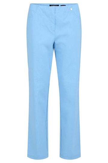 Robell Bella 73cm Trousers Pale Blue - RUTHERFORD & Co