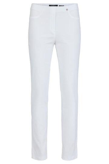 Robell Bella 73cm Trousers White - RUTHERFORD & Co