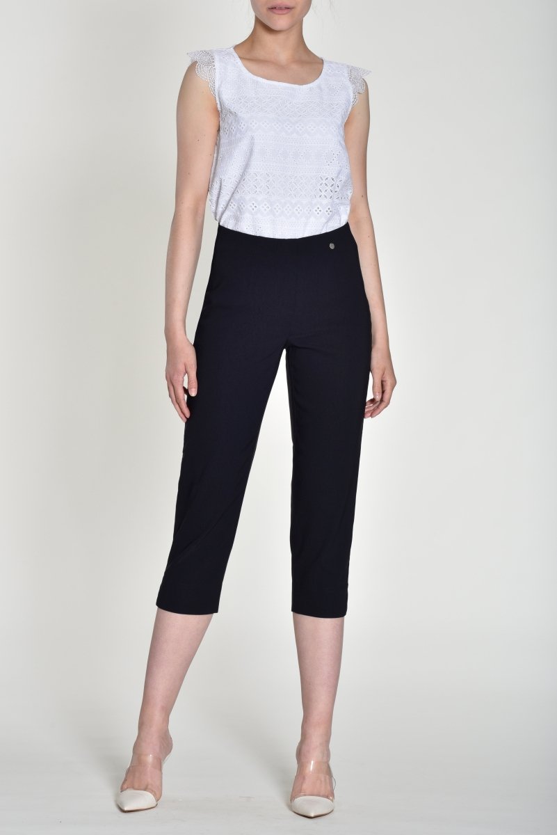 Robell Marie 07 55cm Trousers Navy - RUTHERFORD & Co