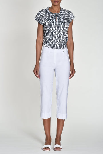 Robell Marie 07 55cm Trousers White - RUTHERFORD & Co