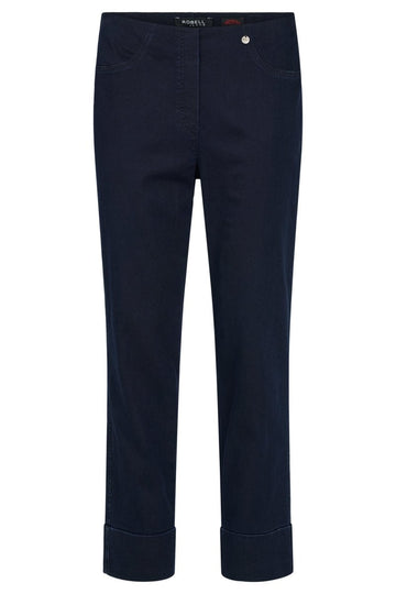 Robell Trousers Bella 09 68 cm - Navy - RUTHERFORD & Co