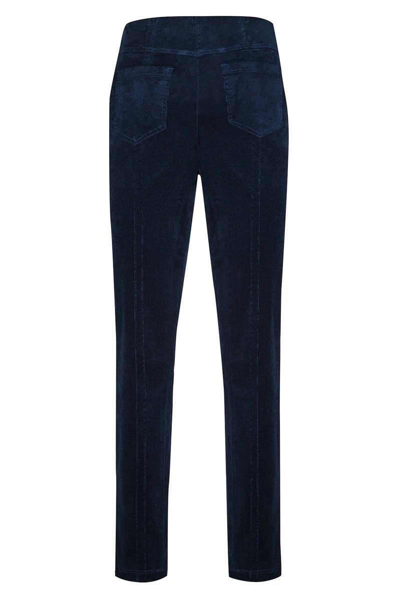 Robell Trousers Bella 73 cm - Navy - RUTHERFORD & Co
