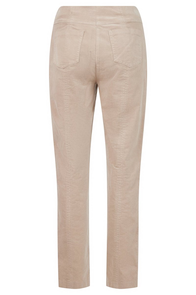 Robell Trousers Bella 78 cm - Beige - RUTHERFORD & Co