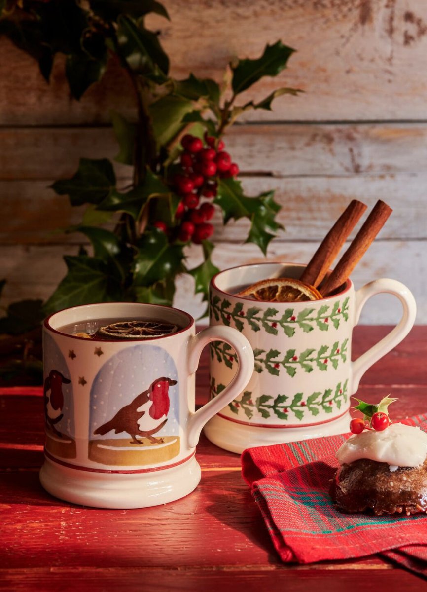 Robin Snow Globe 1/2 Pint Mug - RUTHERFORD & Co