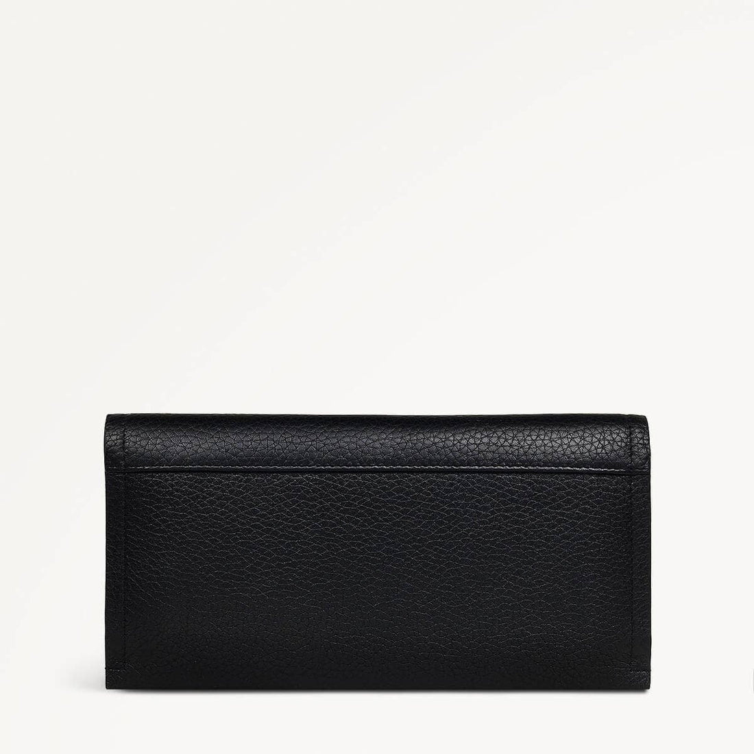 ROBIN/BLACK/LARGE FLAPOVER PURSE - RUTHERFORD & Co