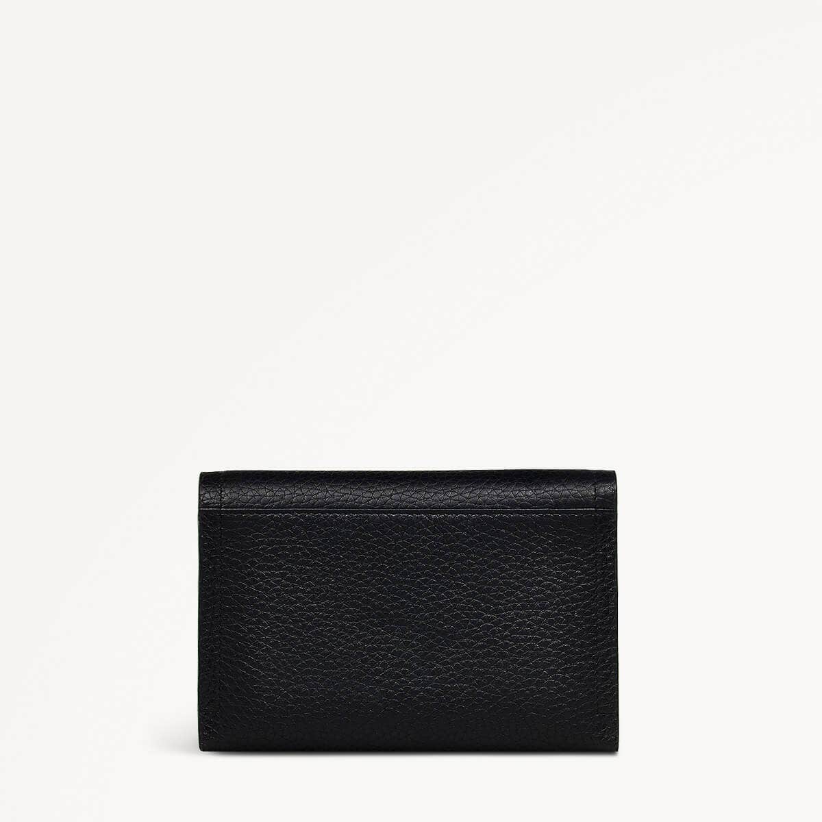 ROBIN/BLACK/MEDIUM FLAPOVER PURSE - RUTHERFORD & Co