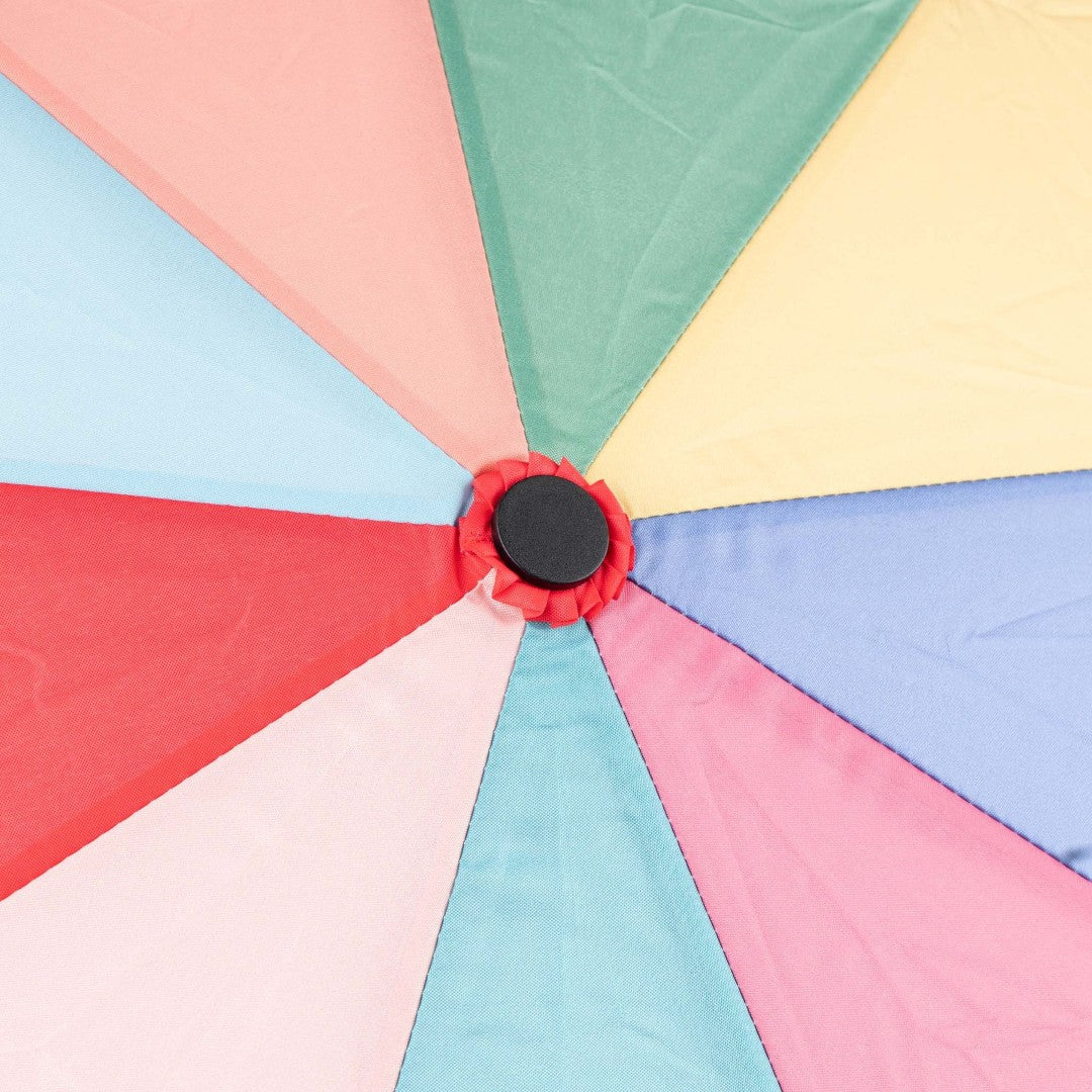 Waterloo Umbrella Medium Recycled Nylon - Pastel Rainbow