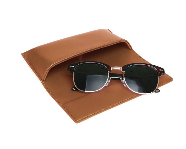 Rome Glasses Case/Tan - RUTHERFORD & Co