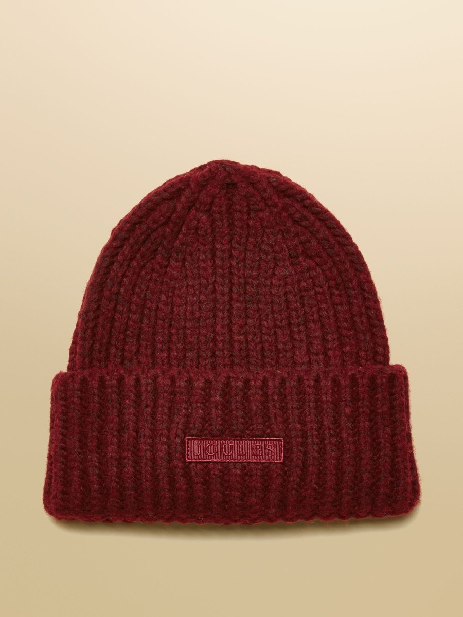 Rosa Berry Red Beanie Hat - RUTHERFORD & Co