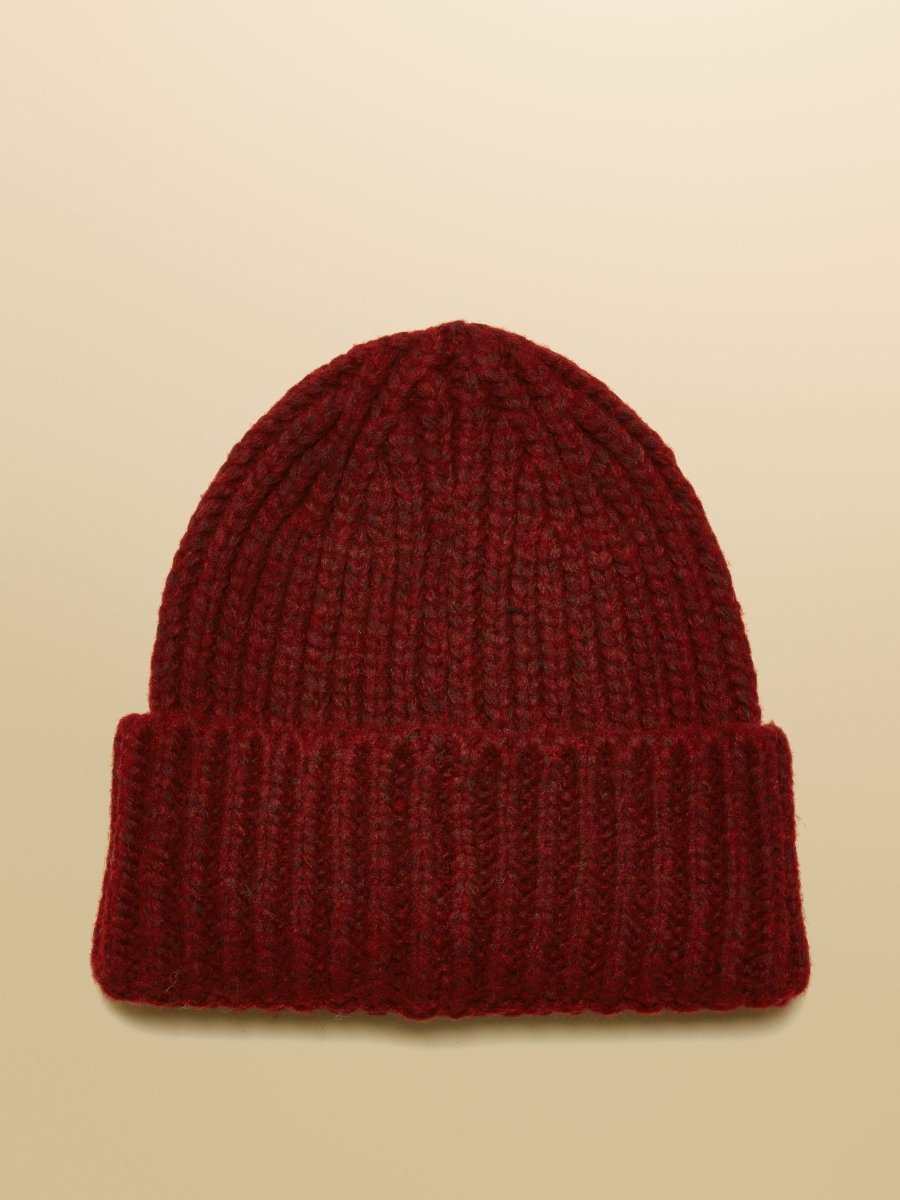 Rosa Berry Red Beanie Hat - RUTHERFORD & Co