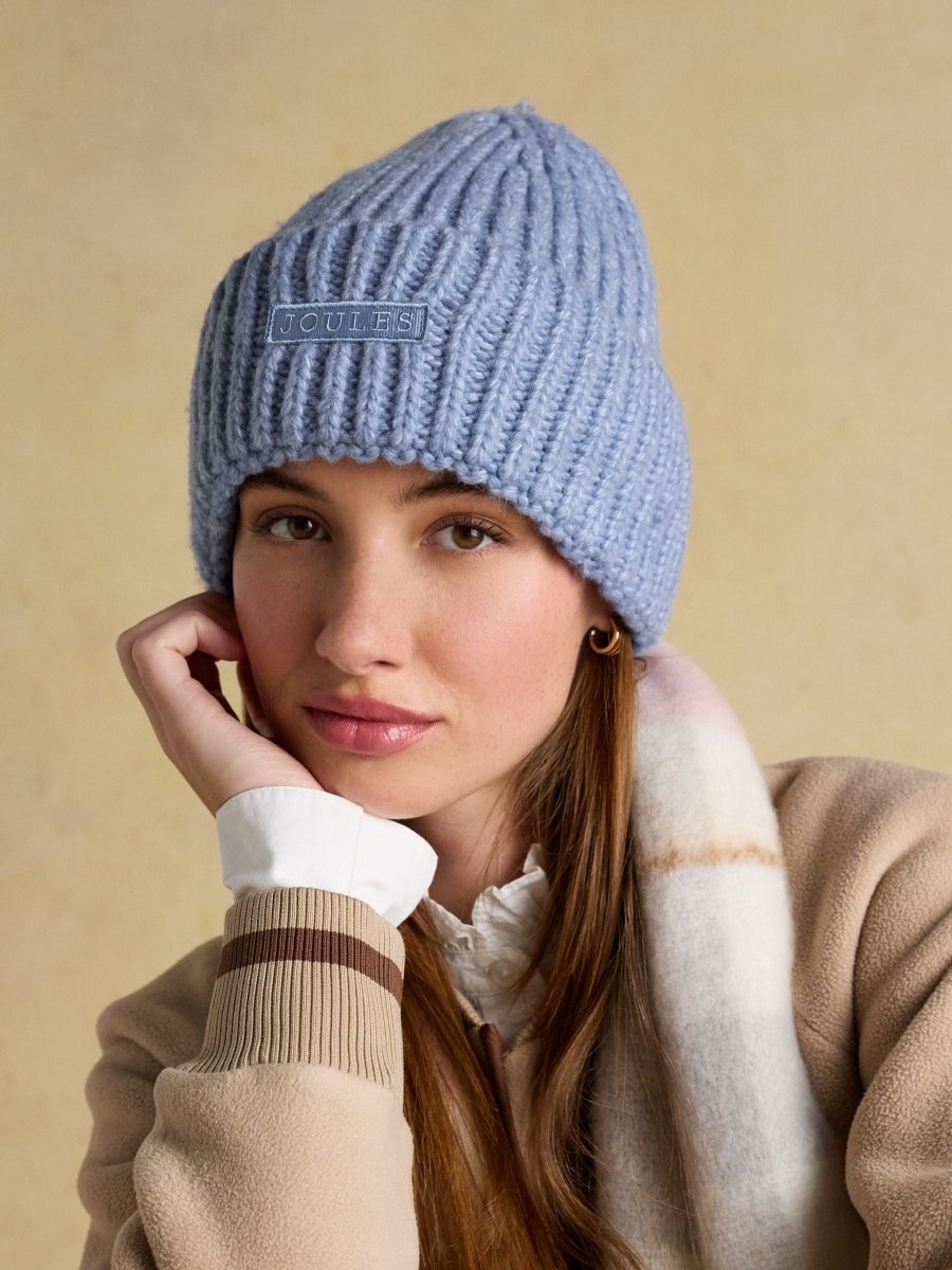 Rosa Blue Beanie Hat - RUTHERFORD & Co