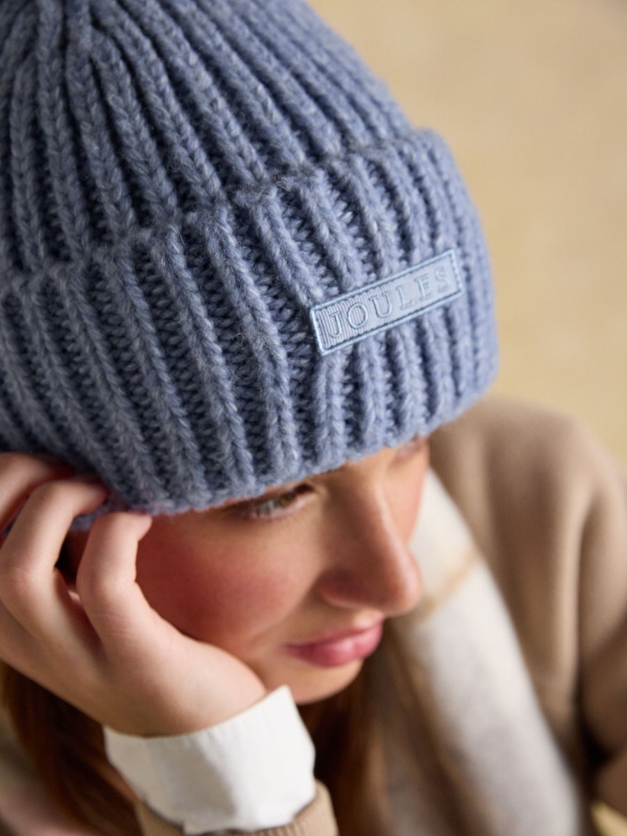 Rosa Blue Beanie Hat - RUTHERFORD & Co