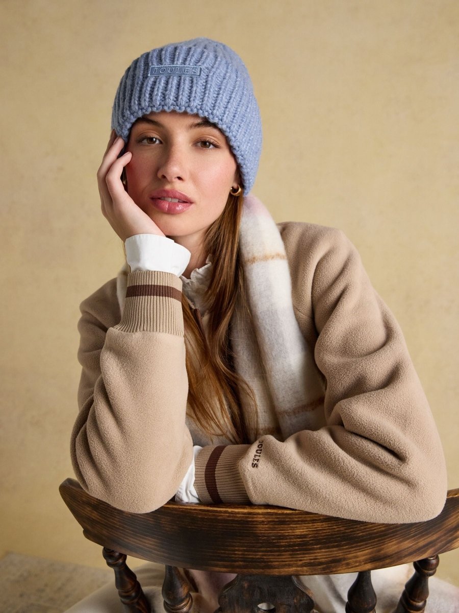 Rosa Blue Beanie Hat - RUTHERFORD & Co