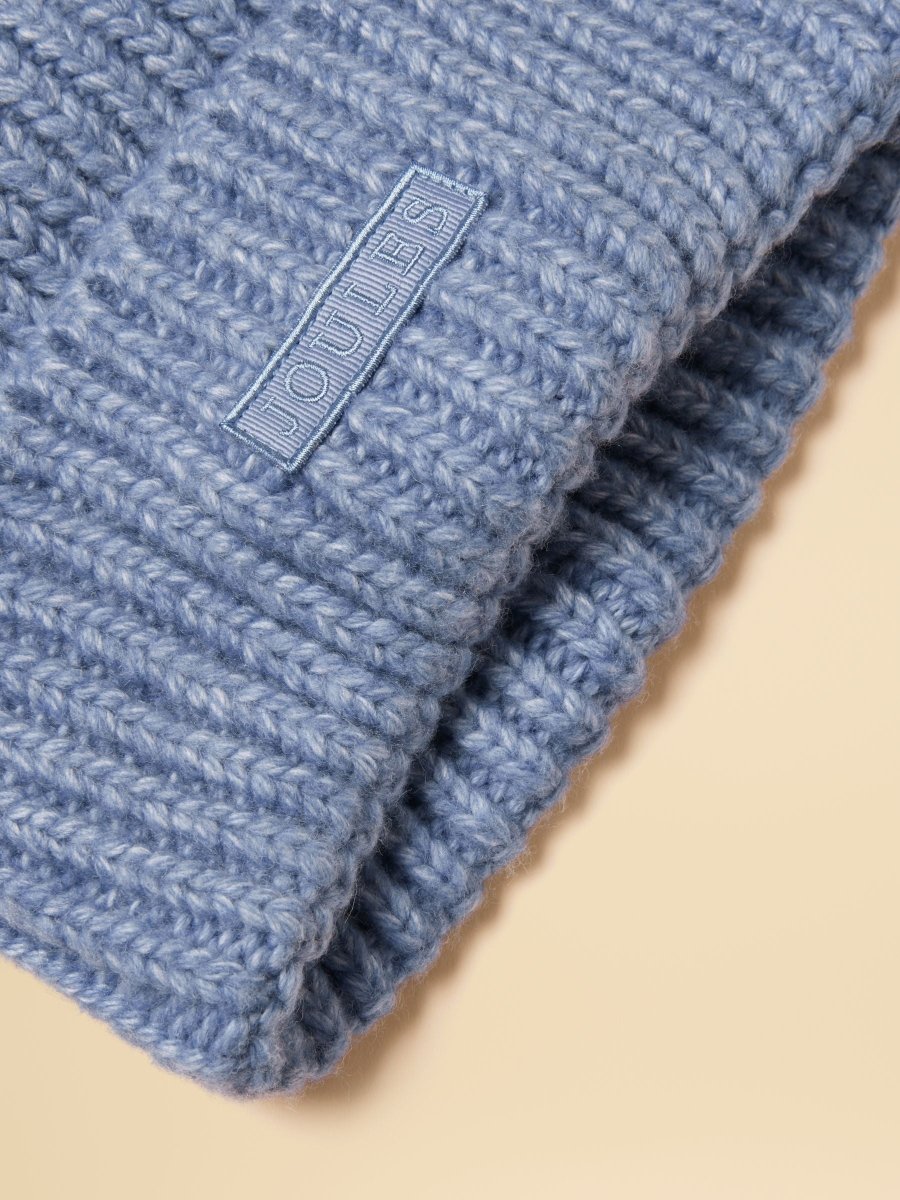 Rosa Blue Beanie Hat - RUTHERFORD & Co