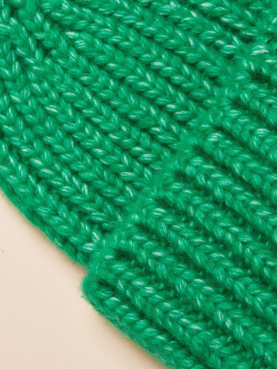 Rosa Green Beanie Hat - RUTHERFORD & Co